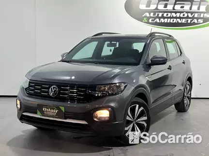 Volkswagen T-CROSS COMFORTLINE 200 1.0 TSI AT na cor Cinza em Blumenau / SC - 6850159